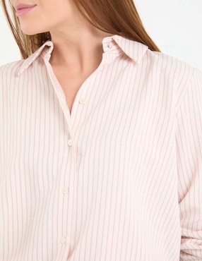 Camisa Marella de algodón manga larga para mujer