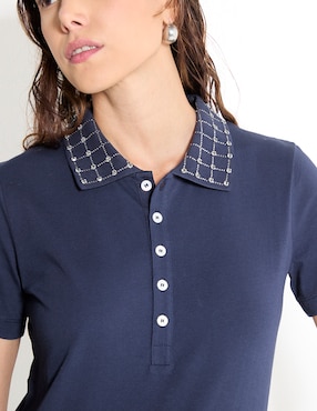 Playera tipo polo Marella para mujer