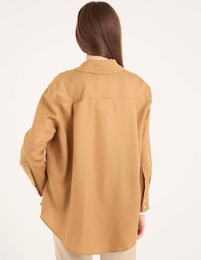 Sobrecamisa Max&Co de algodón manga larga para mujer