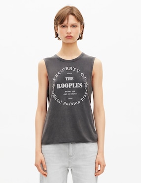 Playera The Kooples cuello redondo para mujer