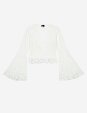 Blusa The Kooples manga larga para mujer