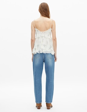 Top The Kooples escote v tirante delgado