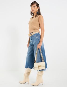 Jeans relaxed amplio Pinko para mujer