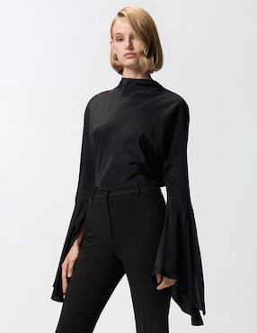 Blusa Pinko manga larga para mujer