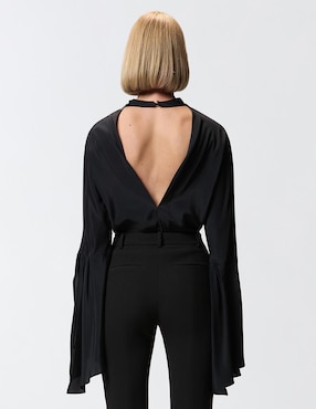 Blusa Pinko manga larga para mujer