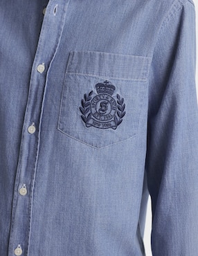 Camisa Sporty & Rich de algodón manga larga para mujer