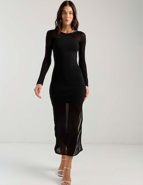 Vestido crop casual Hugo para mujer
