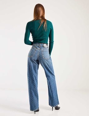 Jeans relaxed straight Hugo para mujer