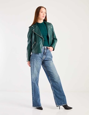 Jeans relaxed straight Hugo para mujer