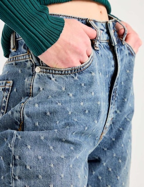 Jeans relaxed straight Hugo para mujer
