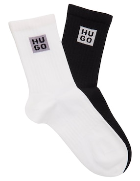 Set de calcetín Hugo de algodón para mujer 2 pares