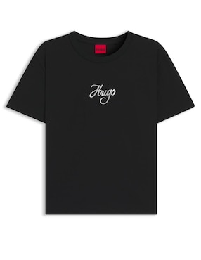 Playera manga corta Hugo W25 cuello redondo para mujer