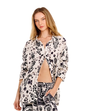 Blusa Agua Bendita manga larga para mujer
