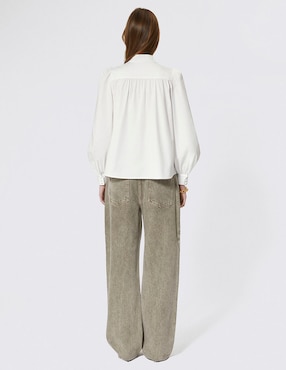 Camisa The Kooples de algodón manga larga para mujer