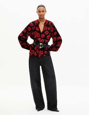 Camisa The Kooples manga larga para mujer