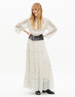 Cinturón The Kooples de piel para mujer