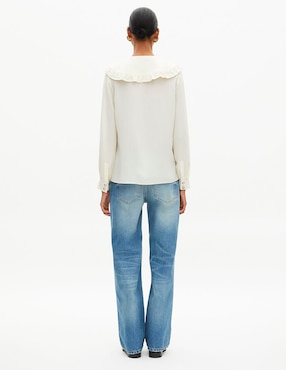Camisa The Kooples de seda manga larga para mujer