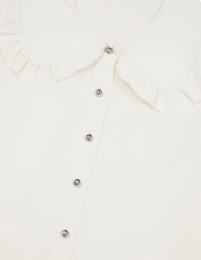 Camisa The Kooples de seda manga larga para mujer