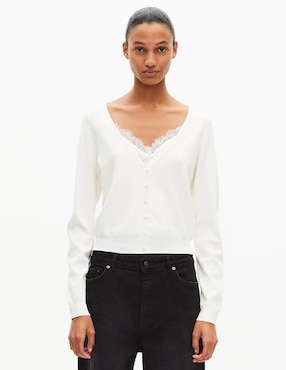 Suéter The Kooples cuello V para mujer