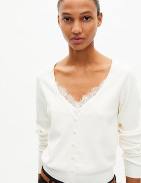 Suéter The Kooples cuello V para mujer