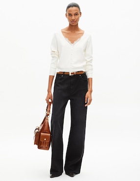 Suéter The Kooples cuello V para mujer