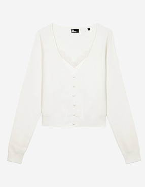 Suéter The Kooples cuello V para mujer