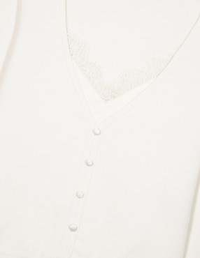 Suéter The Kooples cuello V para mujer