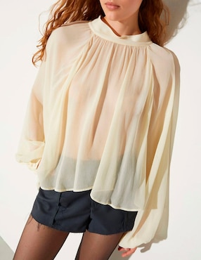 Blusa Max&Co manga larga para mujer