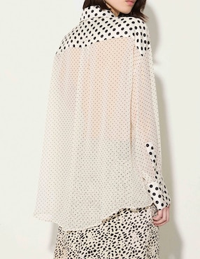 Blusa Max&Co manga larga para mujer