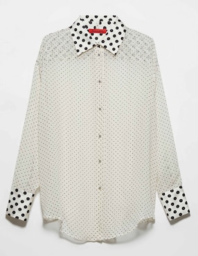 Blusa Max&Co manga larga para mujer