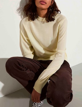 Suéter Max&Co cuello redondo para mujer