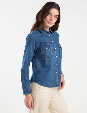 Camisa Max&Co de algodón manga larga para mujer