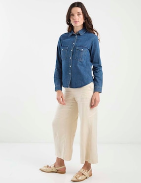 Camisa Max&Co de algodón manga larga para mujer