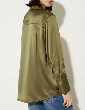Blusa Max&Co manga larga para mujer