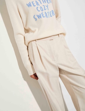 Pantalón relaxed Max&Co slim para mujer