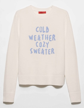 Suéter Max&Co cuello redondo para mujer