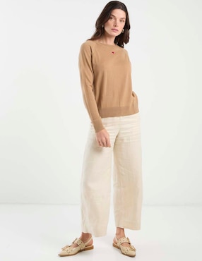 Suéter Max&Co cuello redondo para mujer