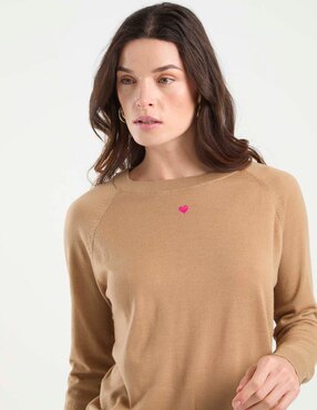 Suéter Max&Co cuello redondo para mujer