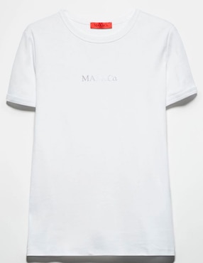 Playera manga corta Max&Co cuello redondo para mujer