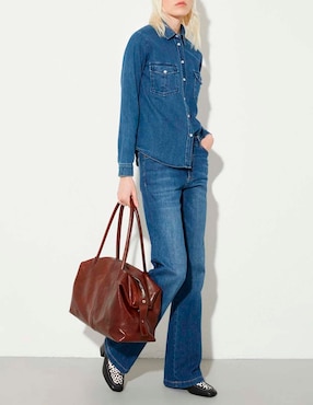 Jeans flare cintura media Max&Co para mujer