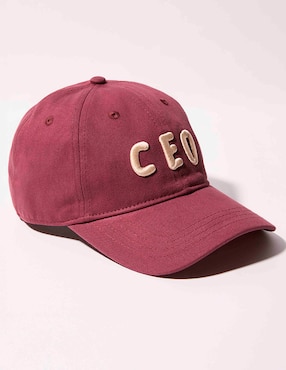 Gorra visera curva broche Max&Co para mujer