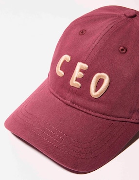 Gorra visera curva broche Max&Co para mujer