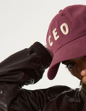 Gorra visera curva broche Max&Co para mujer