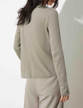 Blusa manga larga Max&Co cuello redondo para mujer