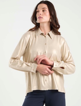 Camisa Pennyblack manga larga para mujer
