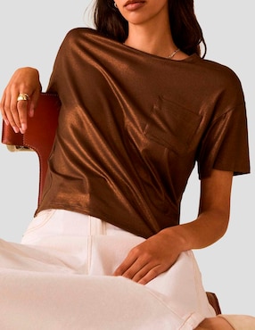 Blusa Pennyblack manga corta para mujer