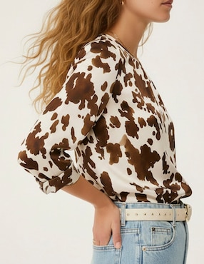 Blusa Pennyblack manga 3/4 para mujer