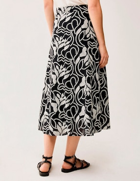 Falda midi Pennyblack a la cintura