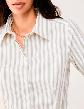 Camisa Pennyblack de algodón manga larga para mujer
