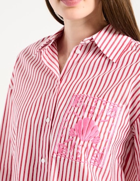 Camisa Pennyblack de algodón manga larga para mujer